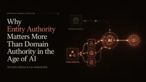Why Entity authority matters more than domain authority