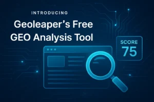 Geoleaper - GEO Analysis tool