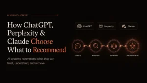 How AI choose what to recommend in ai search