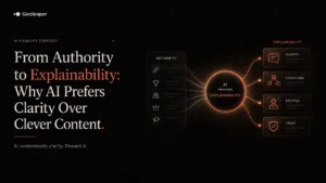 Why AI search prefers clarity over authority