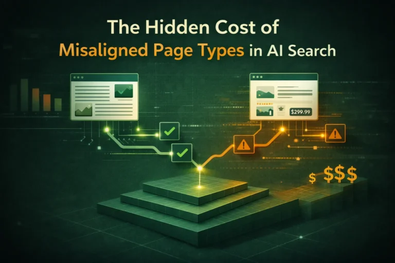 Misaligned Page Types in AI Search