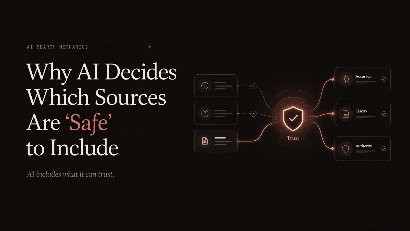 How and why AI decides what sources are safe